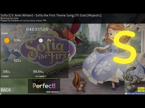 osu!ctb first 5* FC | Sofia (CV: Ariel Winter) - Sofia the First Theme Song (TV Size) [Majestic]