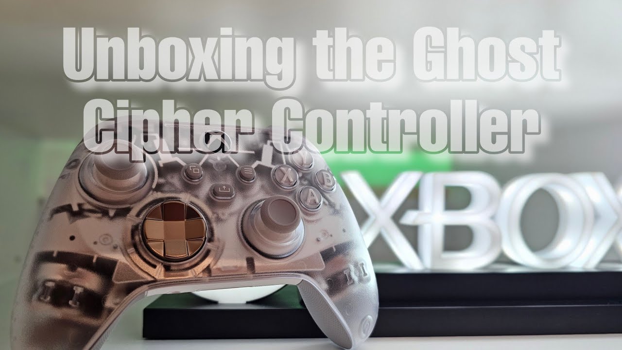 Unboxing the awesome GHOST CIPHER XBox Controller! - YouTube