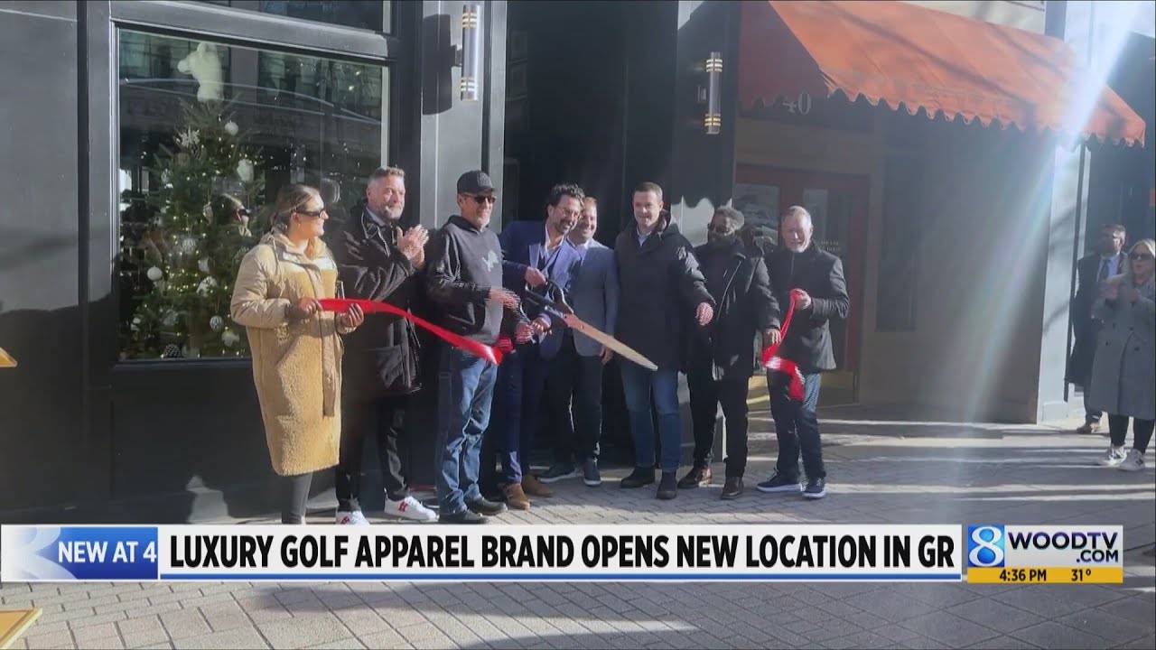 Downtown Grand Rapids’ newest store is a luxury golf brand
