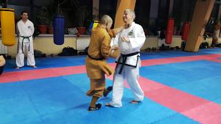 Shaolin Master Shi Heng Yi Self defence technique