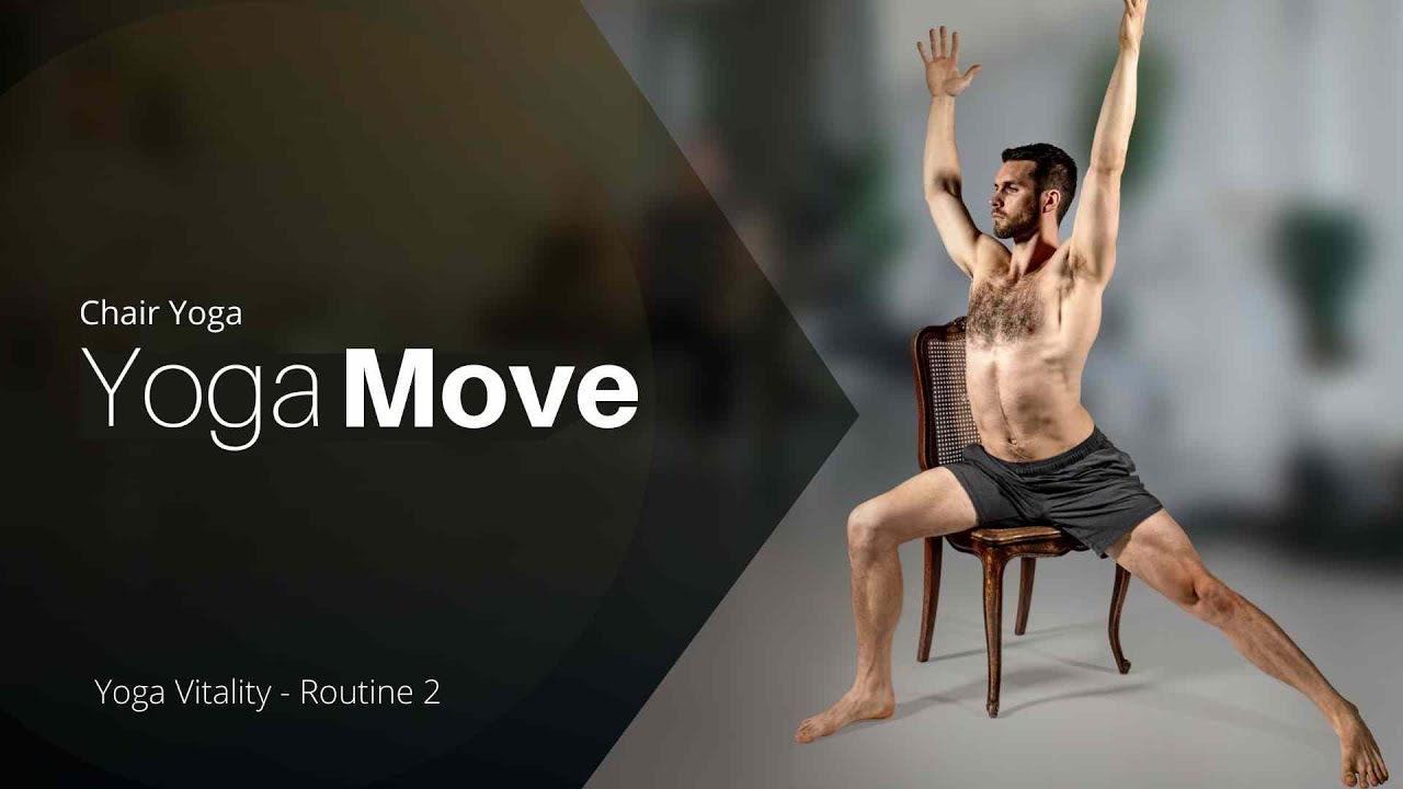Beginner Chair Yoga For Older Adults Free Workout From Yoga Vitality Routine 2 Yoga Move