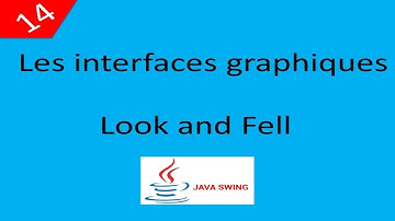 Les Interfaces Graphiques avec swing 14 تحسين المظهر باستعمال الواجهات الرسومية look and feel