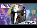 How to make a mandalorian helmet  easy trick for a metal finish on your 3d prints