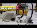 Simple powerful 12V To 220V 500W Inverter From IGBT & UPS Transformer