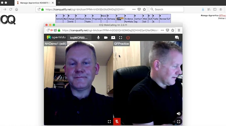 iCQ Web Call   A gudie for assessors