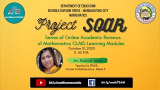 Project SOAR: Series of Online Academic Reviews of Mathematics CLAID Learning Modules