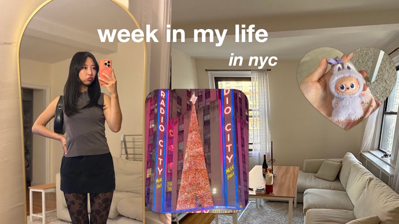 nyc weekend vlog | thanksgiving in the city, festive activities, catch up chats