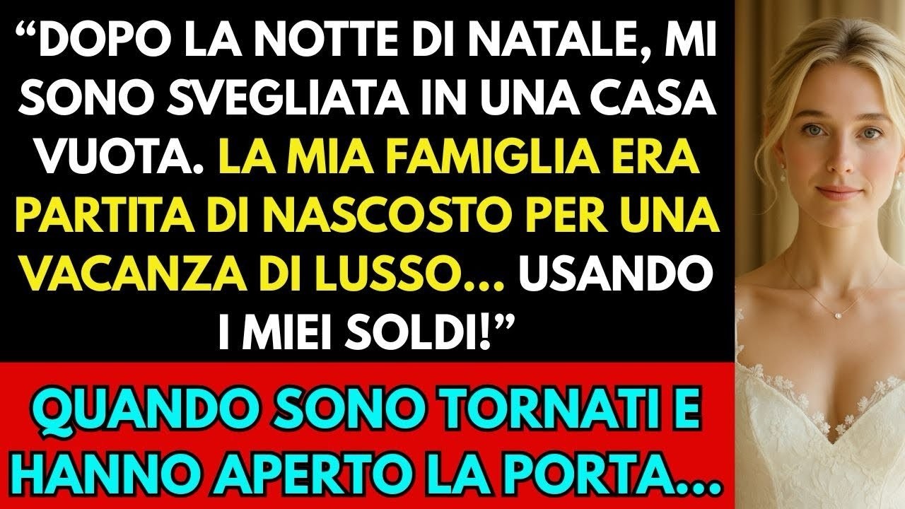 “Dopo Natale, Mi Sono Svegliata in una Casa Vuota — La Mia Famiglia Era in Vacanza di Lusso!”
