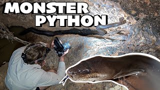 Sharing Outback QLD with one MONSTER PYTHON! Exploring the Outback on Dirt Bikes, we find an Oasis!
