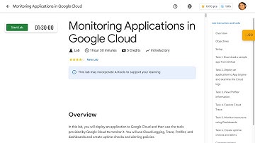 Monitoring Applications in Google Cloud