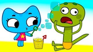 Котики, вперед! - Пляж мыльных пузырей (20 серия) - мультфильмы для детей