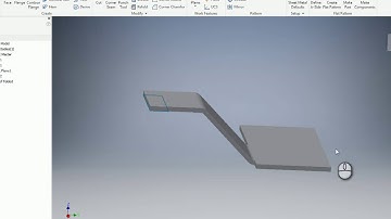 Inventor Sheet Metal Double Bend Option 45 Degree