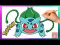 How To Draw Bulbasaur Vine Whip - Pokemon | Easy Drawing Tutorial