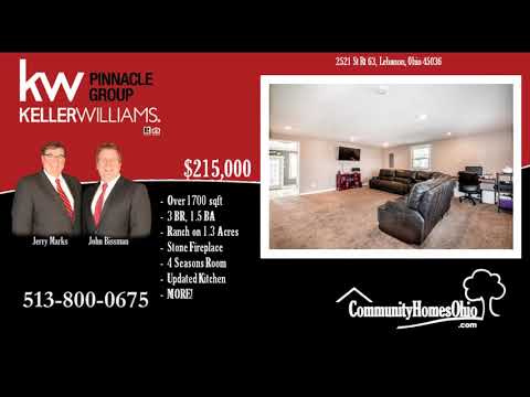 2521 St Rt 63, Lebanon, OH home video tour