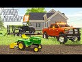 SPRING TILLING UP GARDEN WITH NEW JOHN DEERE! | (FLINT HILLS ROLEPLAY) FARMING SIMULATOR 2019