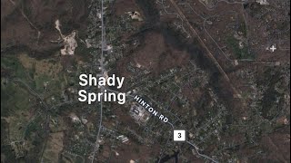Driving thru Shady Spring, Raleigh County, West Virginia