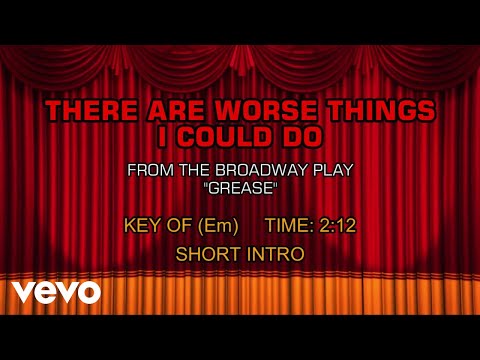 Video thumbnail for Songs from Grease - There Are Worse Things I Could Do