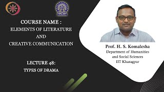 Lecture 48: Drama and its types