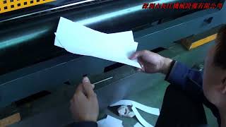 CHM A4 Paper Cutting Machine | Tool Adjustment & Testing Full Demo