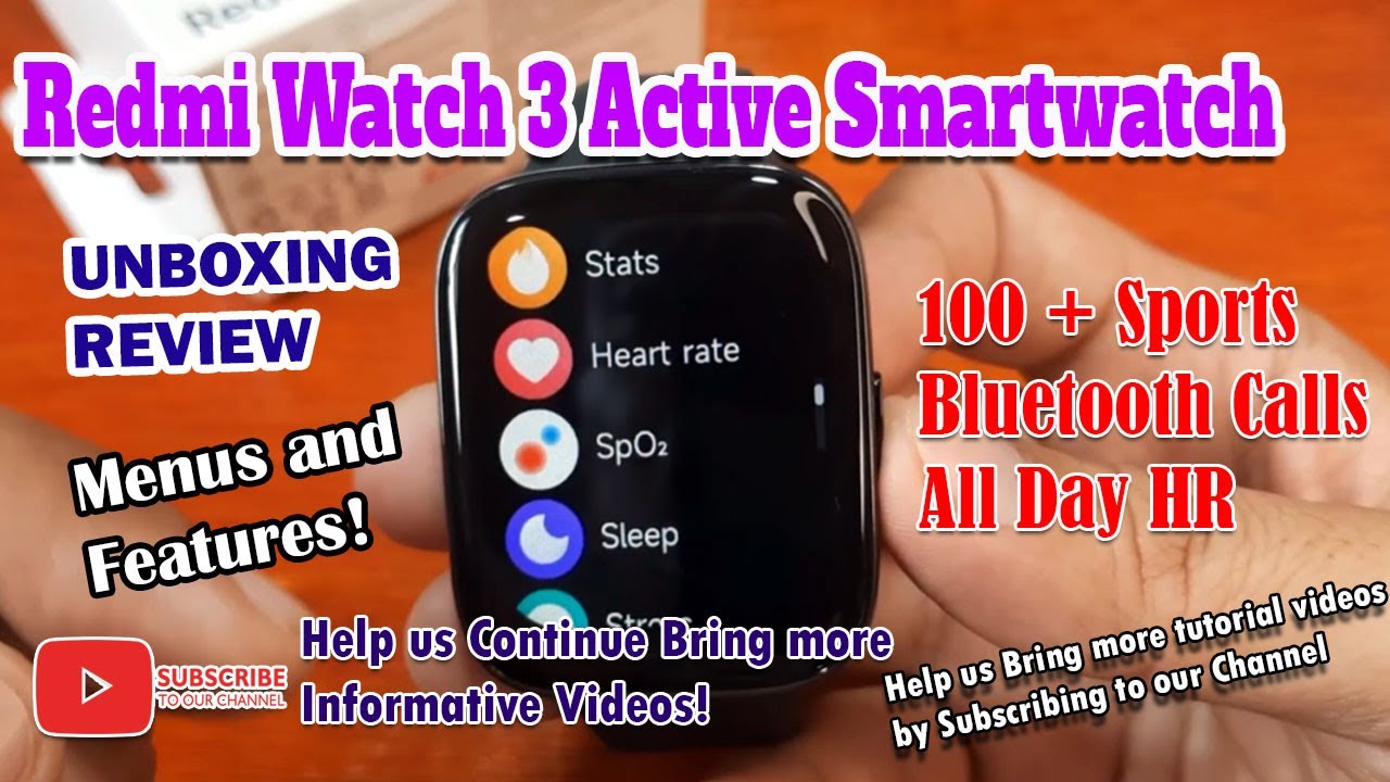 Global Version Xiaomi Redmi Watch 3 Active Smartwatch Blood Oxygen