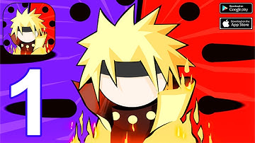 Stickman Ninja Fight - Gameplay Walkthrough Part 1 All Levels 1-8 (Android, iOS)