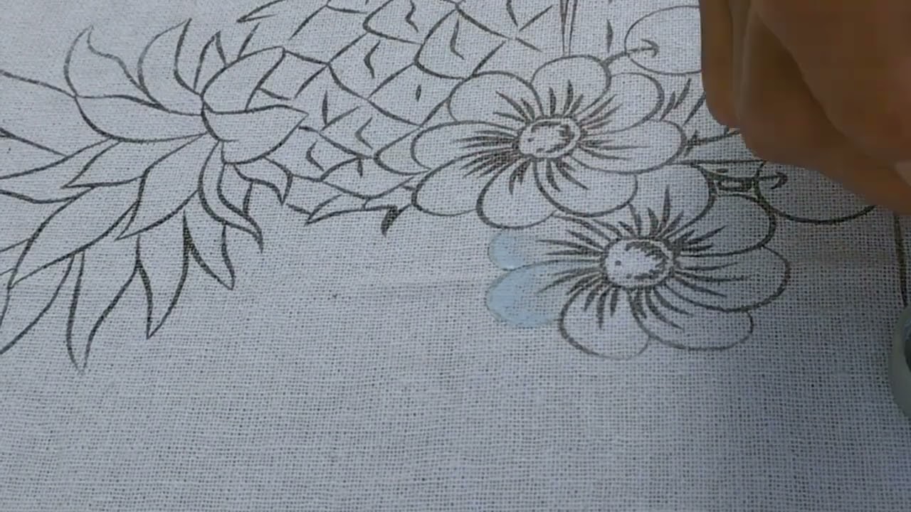 Vamos juntas pintar flores 💐