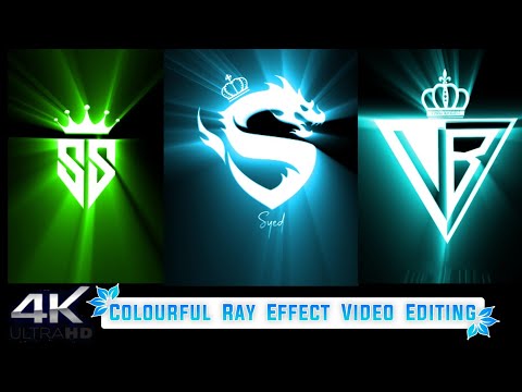 New Alight Motion Neon Colourful Ray Effect 3D Logo Design Video Editing | Name Art Video For Reels