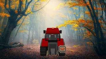 How to drive away and get to enchanted forest - Blocky Farming and Racing Simulator | game play 4K