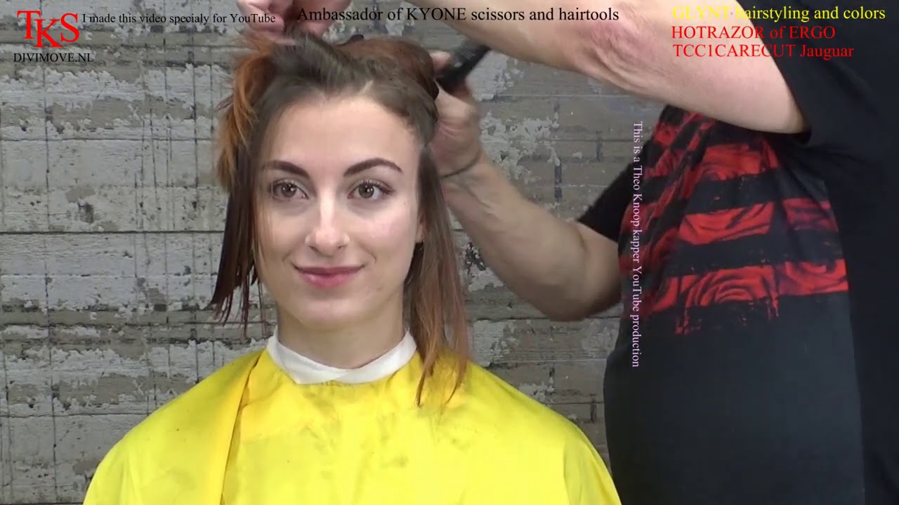 The perfect BOB hairstyle and SUPER COLOR for KIKI***  Bob cutting tutorial by T.K.S