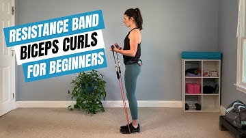 Resistance Band Bicep Curl | Exercise Demo