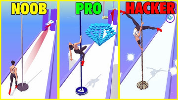 NOOB vs PRO vs HACKER - pole dance