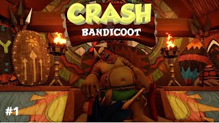 Crash Bandicoot N Sane Trilogy Gameplay (Crash Bandicoot) MORT PLAYS