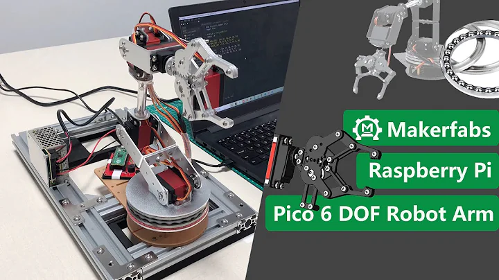 Raspberry Pi Pico 6 DOF Robot Arm - Open Source Robot Arm