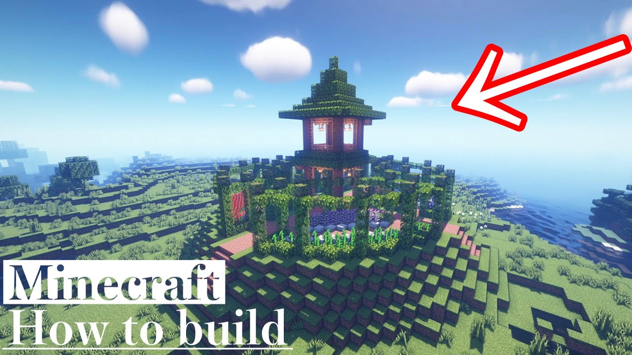 マインクラフト 洋風な庭園の作り方 ガーデン 庭の作り方 Minecraft How To Make A Western Style Garden Youtube