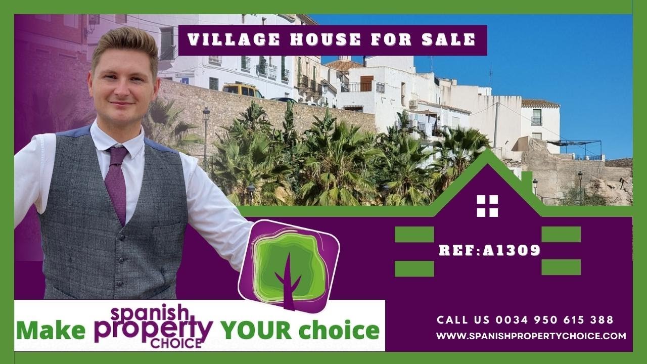 Spanish Property Choice Video Property Tour Townhouse A1309 Albanchez