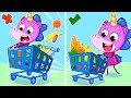 Shopping at the Supermarket! | Educational Cartoon for Kids 🛒🏪 | Teeny Mimi 🦄