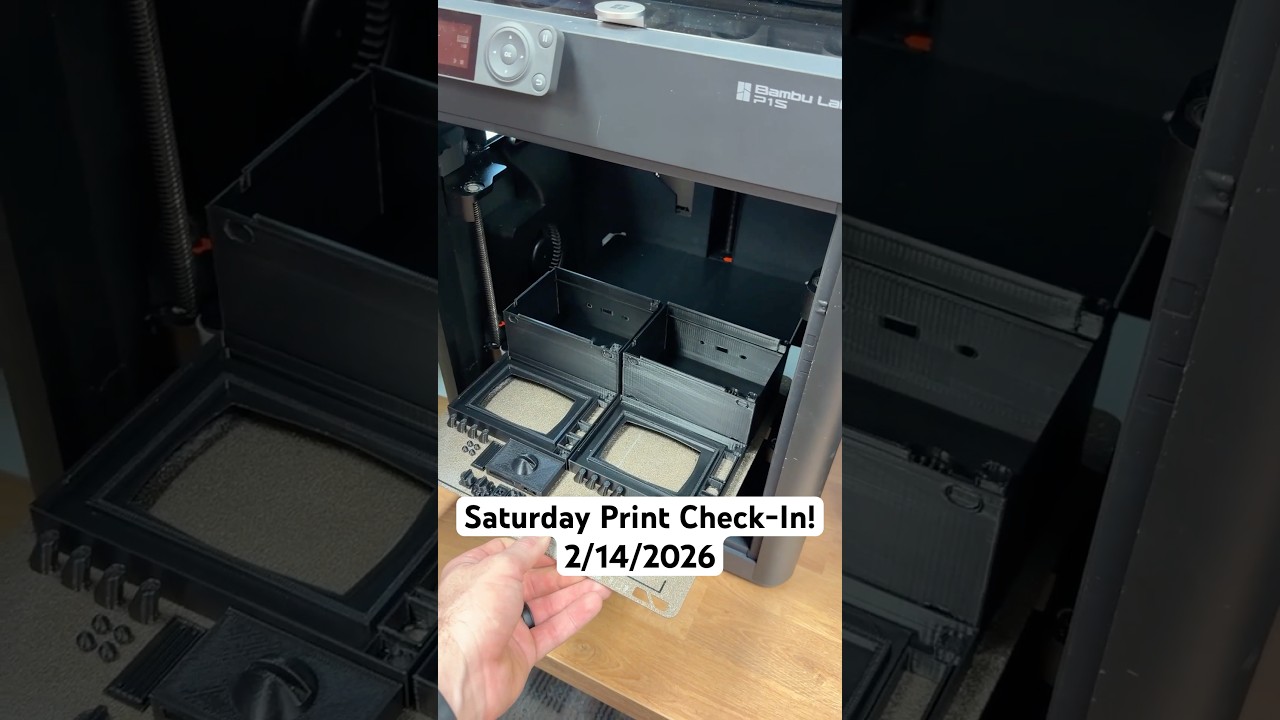 Субботняя проверка качества печати! 14.02.2026 @B@BambuLabANY@ANYCUBIC3D