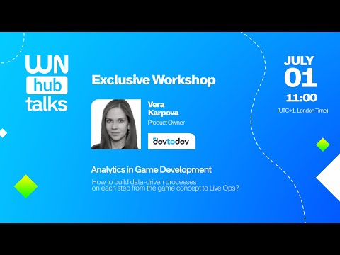 Analytics in Game Development - video from Devtodev