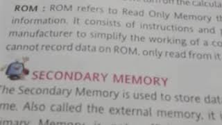 Class-4 part-3 secondary memory