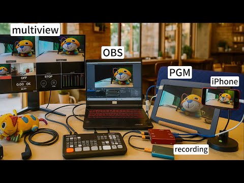 ATEM Mini Pro Boosted Dual Workflow With OBS And SSD Recording 