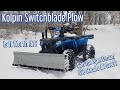 Budget Plow On A Polaris Sportsman 450 | KOLPIN SWITCHBLADE PLOW! Worth It? Plow Testing And Review