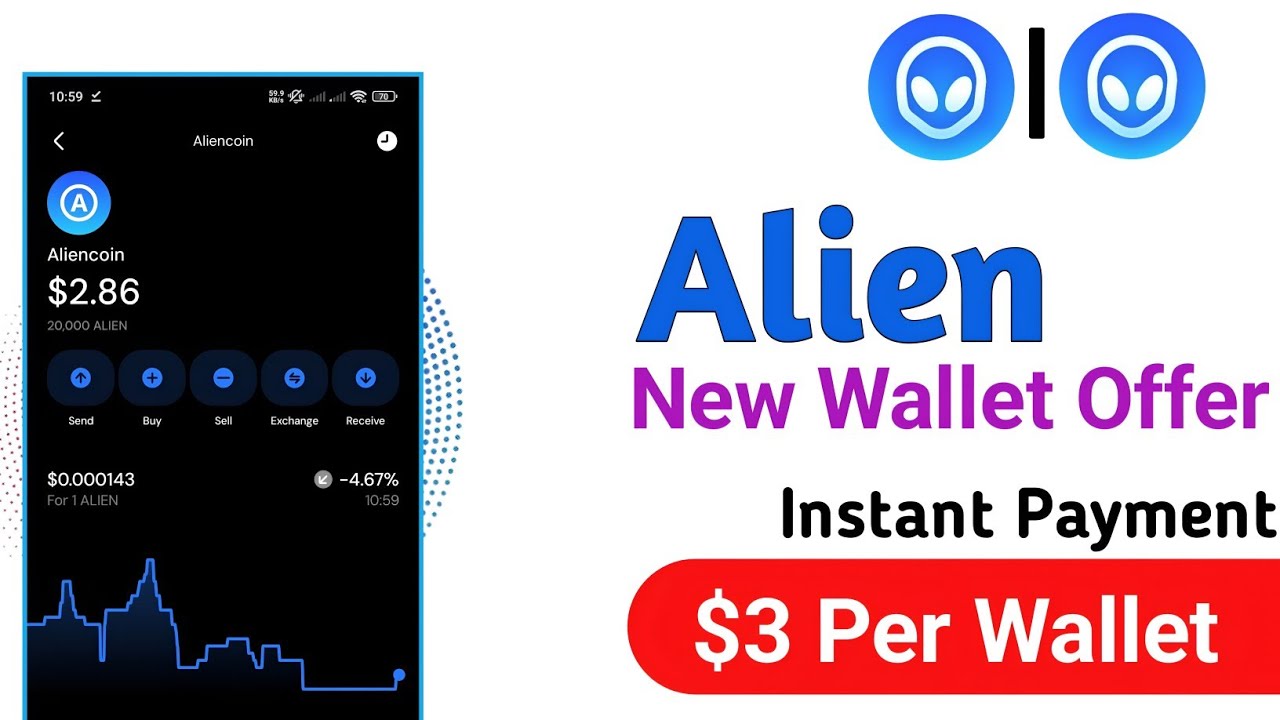 Alien Wallet Airdrop | Alien Wallet Instant $2.82 Payment Offer | New Wallet Airdrop | Binance Loot 
