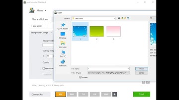 Place images on a Static Background during conversion with reaConverter