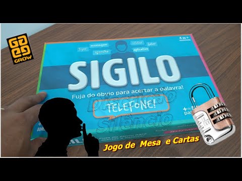 Jogo Sigilo - Loja Grow