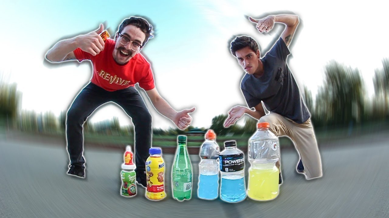 BOTTLE FLIPPING WEIRD BOTTLES with Sam Tabor YouTube