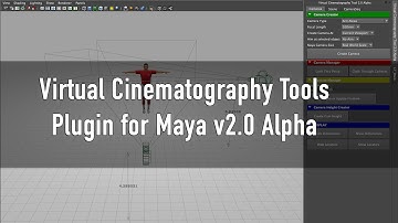 Virtual Cinematography Tools Plugin for Maya v2.0 Alpha