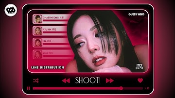 "SHOOT!" by ITZY [있지] - Line Distribution