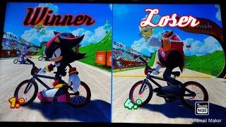 Mario & Sonic Rio 2016 Dr. Eggman Loses To Shadow In Bmx