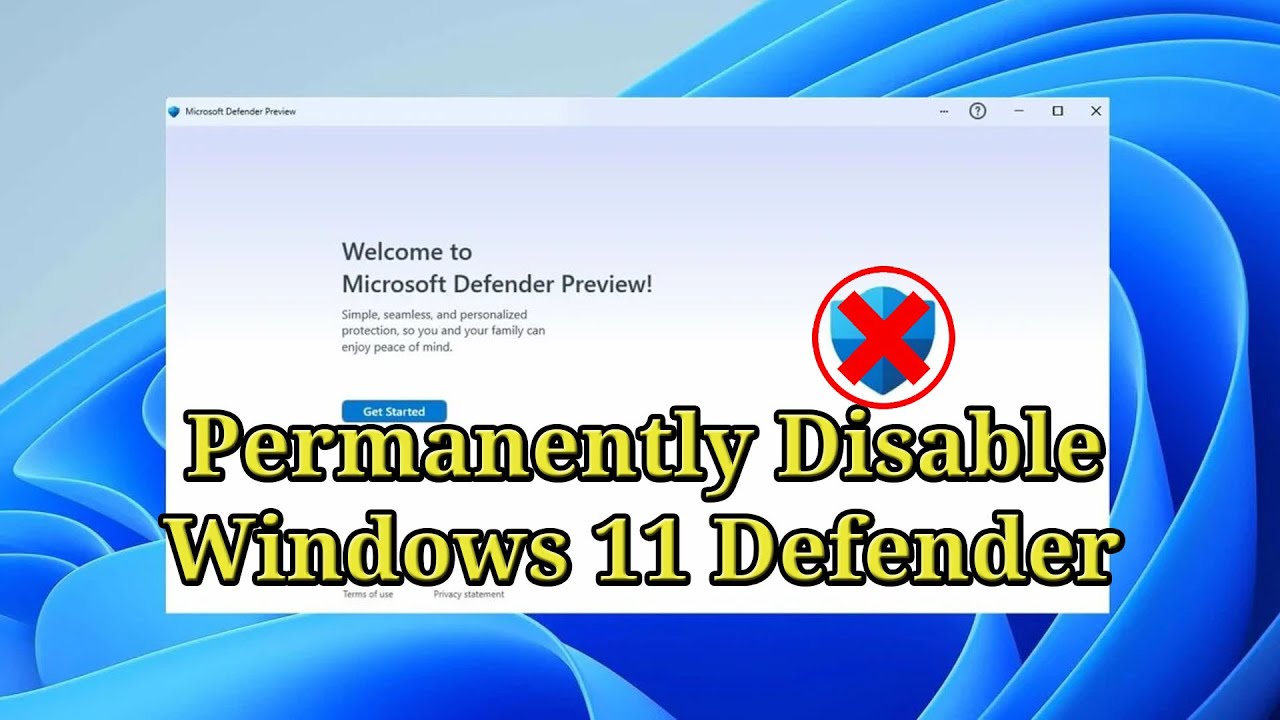 How EASY it is to Permanently Disable Windows Defender Windows 11 - YouTube