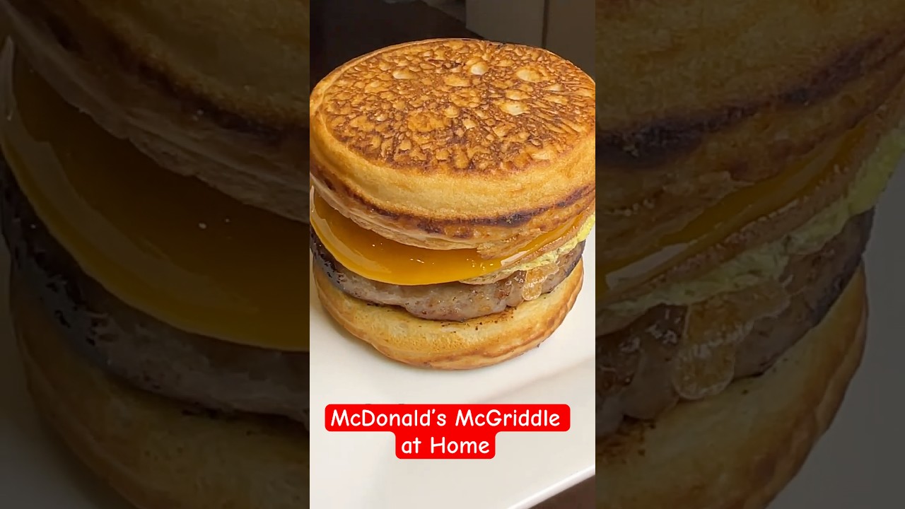 How to Make McDonald’s Sausage Egg & Cheese McGriddles at Home 